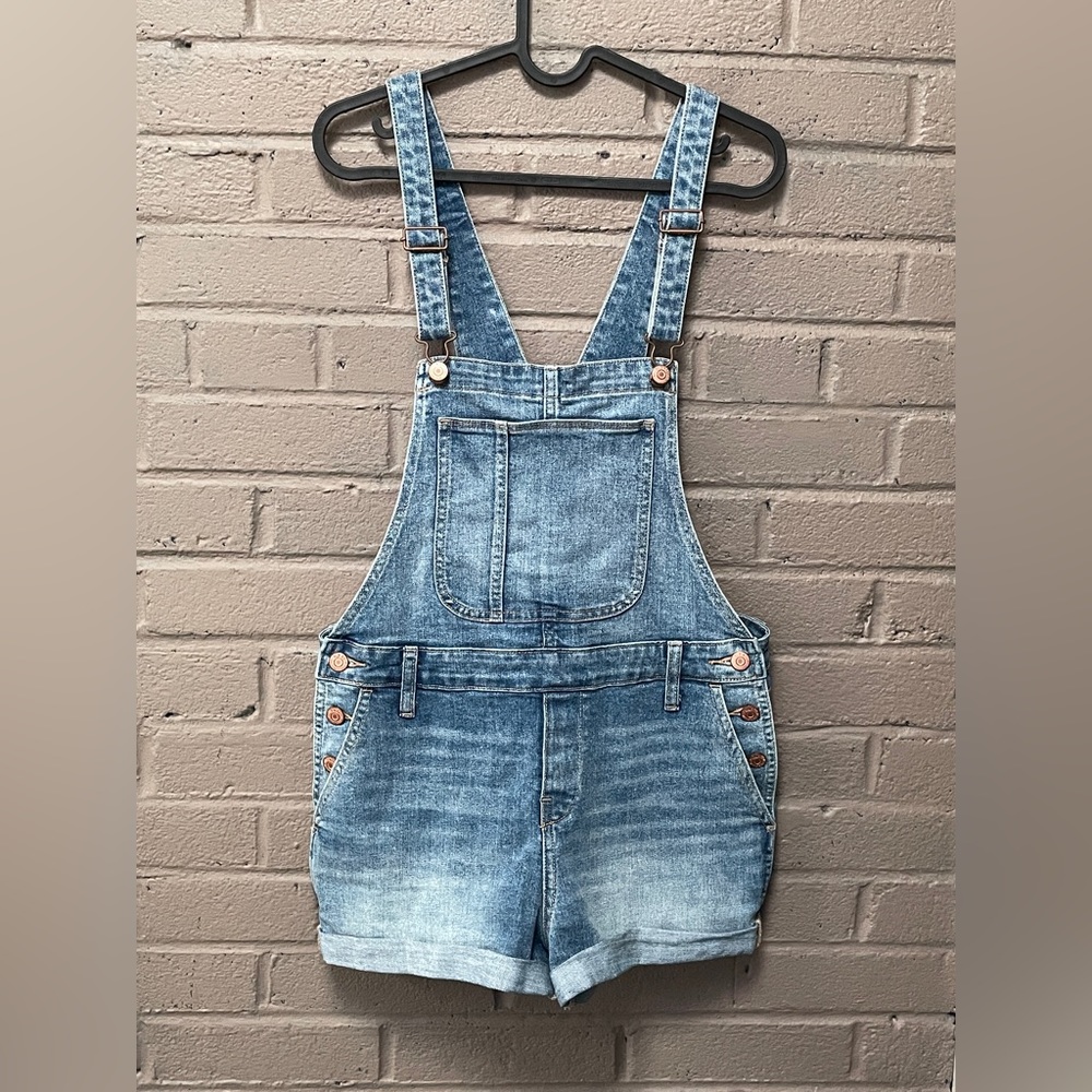 Old Navy  denim shirt overalls  S
